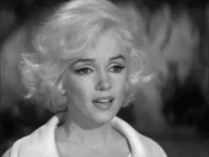 Marilyn Monroe has a sad