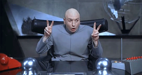 Dr.Evil Air Quotes - Reaction GIFs