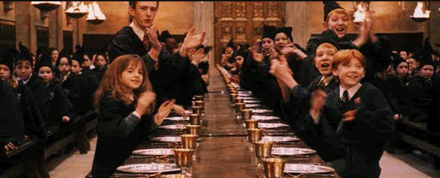 Harry Potter Hogwarts applause