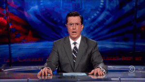 Colbert Jaw Drop