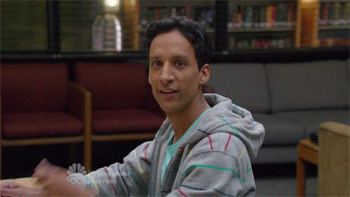 abed thumbs up