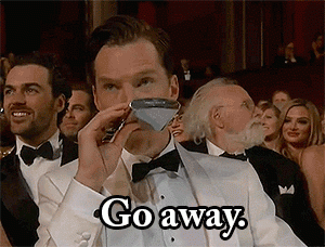 'Go away' Benedict Cumberbatch