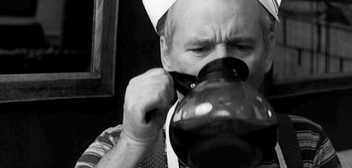 Bill Murray Drinking Coffee