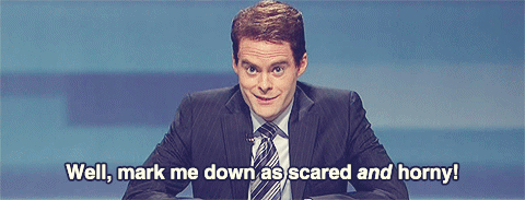 Scared And Horny Reaction GIFs