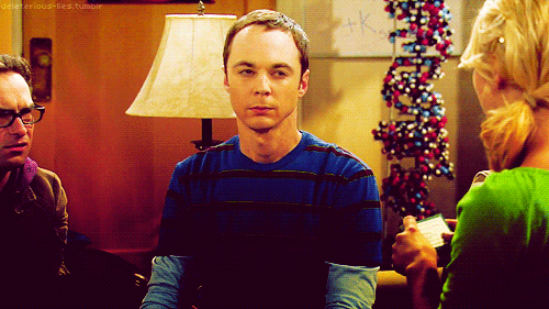 Twitching Sheldon - GIFs de reação