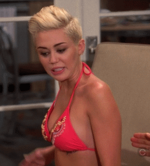 Miley Cyrus in a Bikini