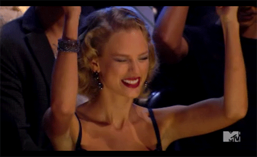 Taylor Swift Excited