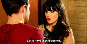 threesome – Reaction GIFs
