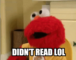Elmo Didn't Read