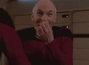 Picard Laughing