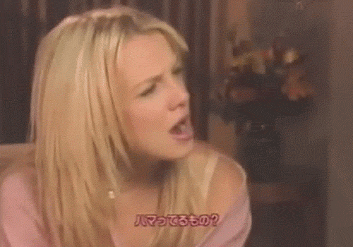 Britney Spears Yawn