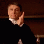 Christoph Waltz Clapping