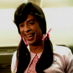 Dave Grohl Pigtails