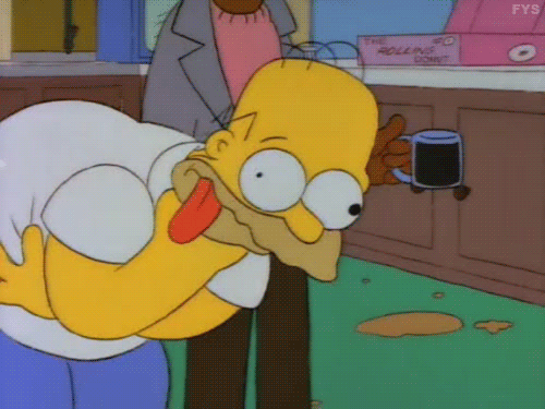 Sick Homer - Reaction GIFs
