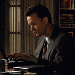 Tom Hanks Typing