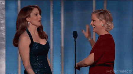 Tina Fey and Amy Poehler High Five